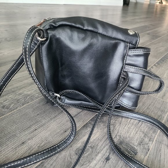 Faux Leather Mini Backpack - Picture 10 of 14